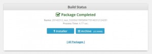 package completed