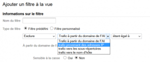 filtre adresse ip analytics