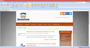 bande2geek.com sur internet explorer 9