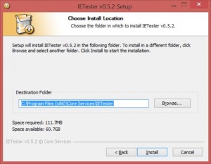tester son site internet explorer